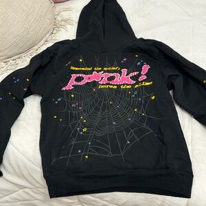 authentic spider hoodie size small